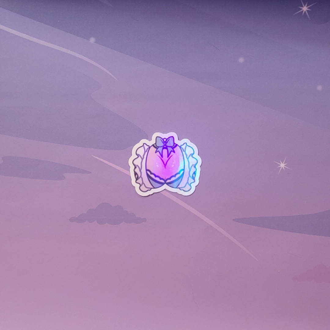 Maid | Romantic Boobies Holo Sticker