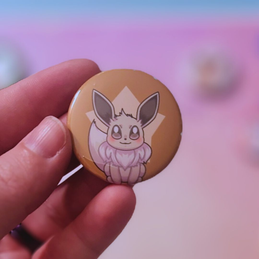 Eeveelutions | Chibi Buttons