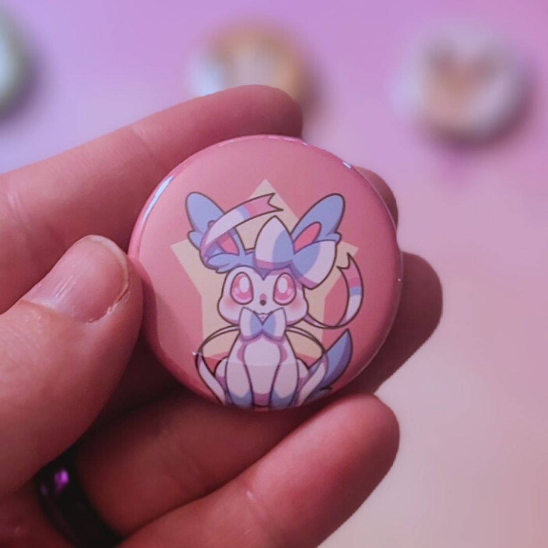 Eeveelutions | Chibi Buttons