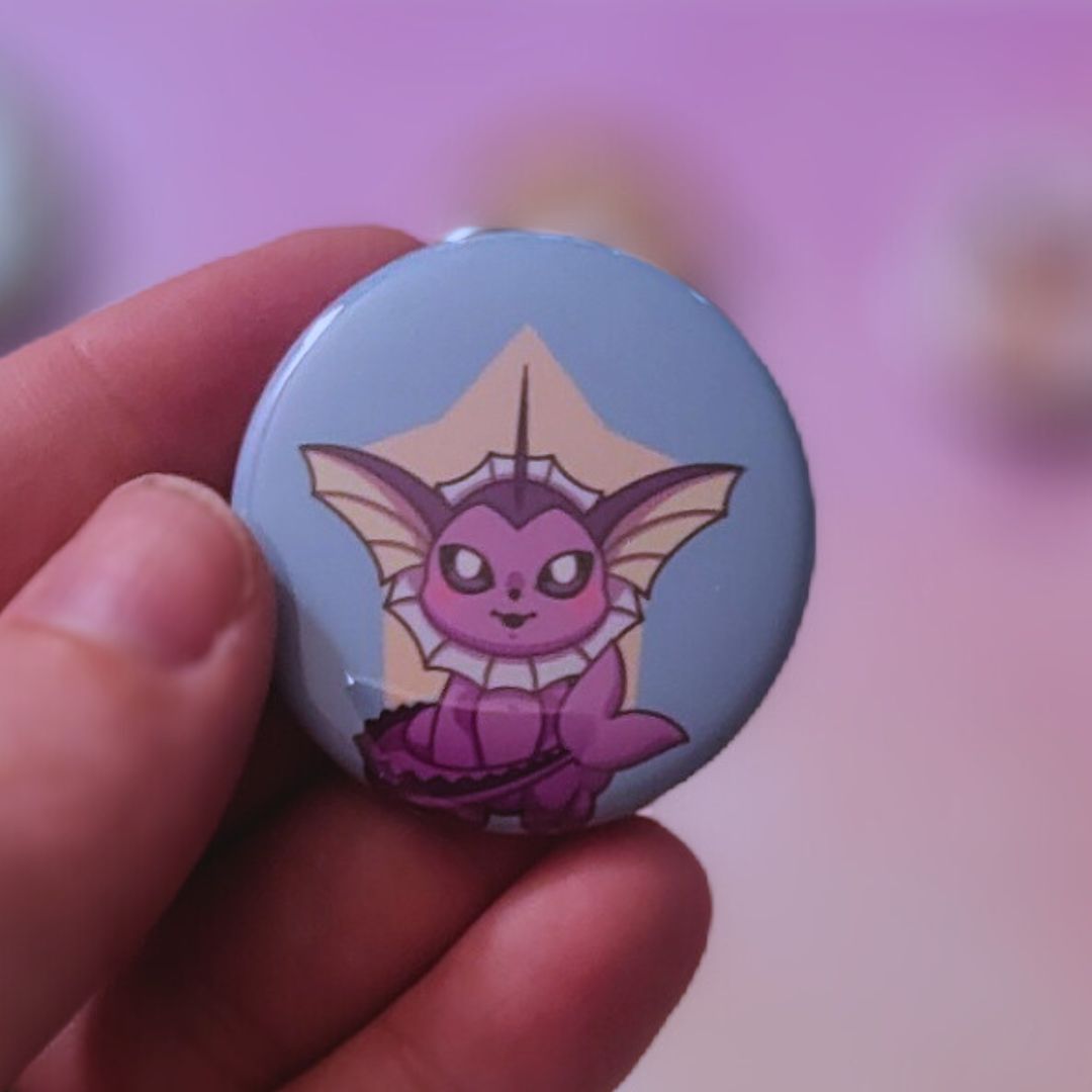 Eeveelutions | Chibi Buttons