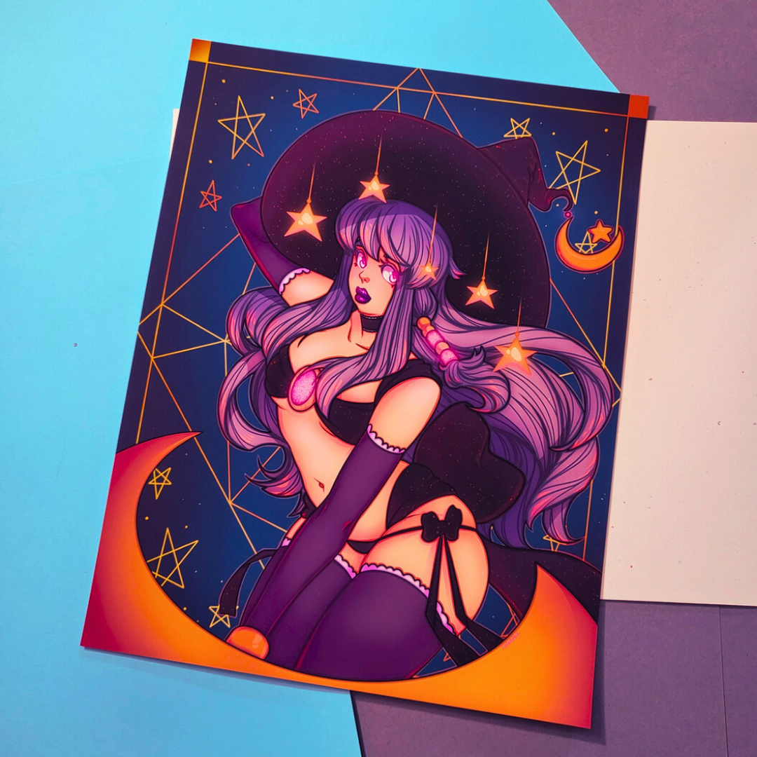 Bright Witch Print Product Photo