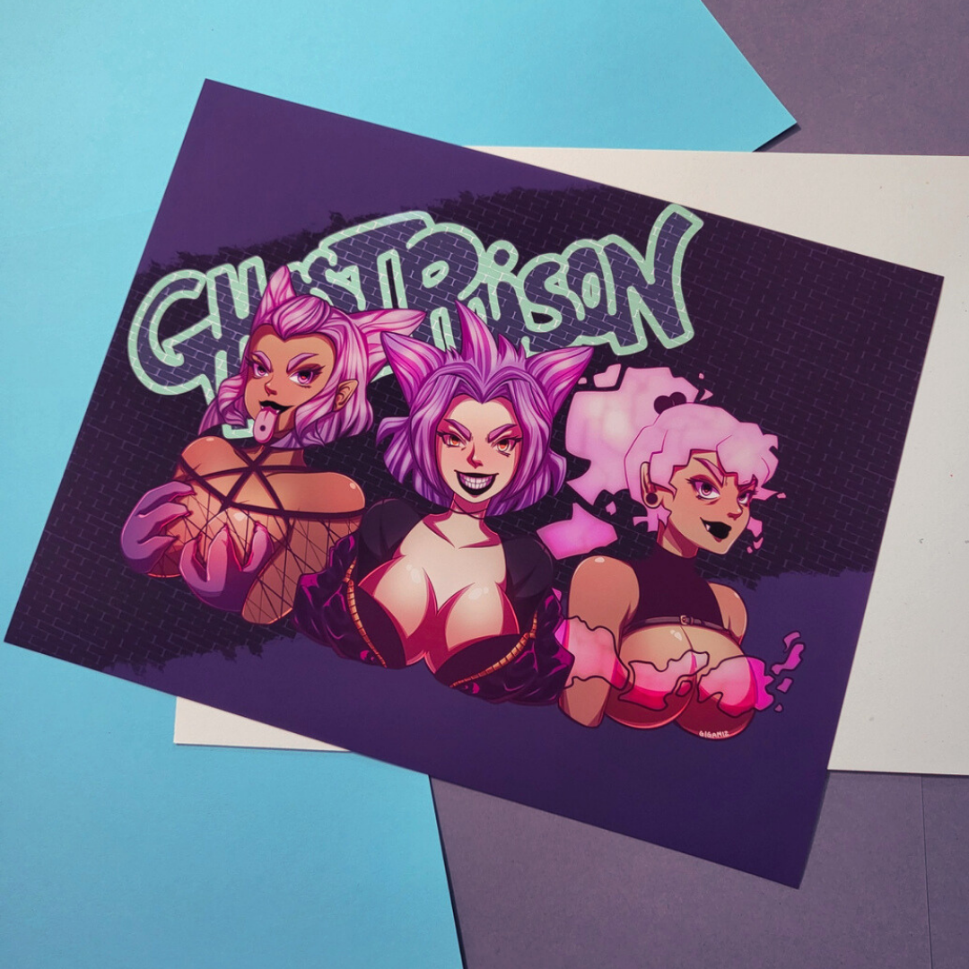 Delinquent Ghosts Print Product Photo