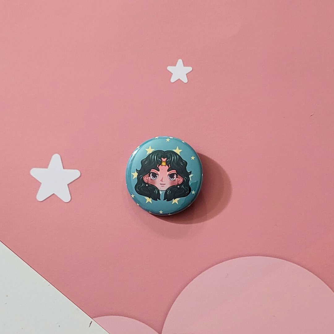 Eternal Sailor Neptune Button Product Photo