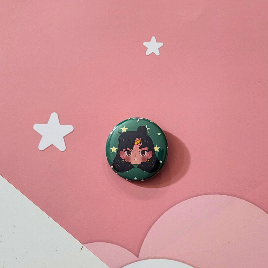 Eternal Sailor Pluto Button Product Photo