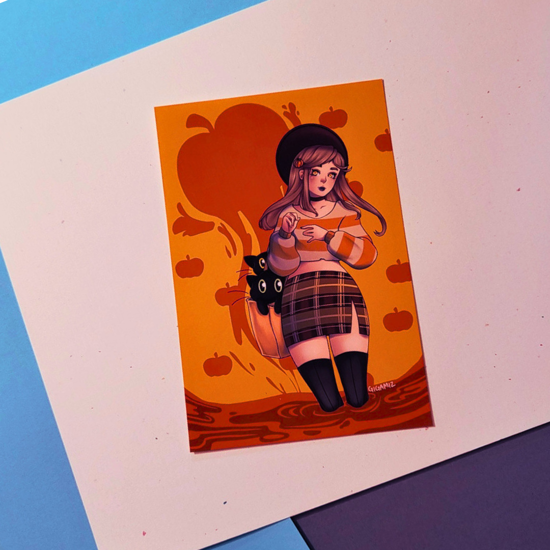 Fall Latte Print Product Photo