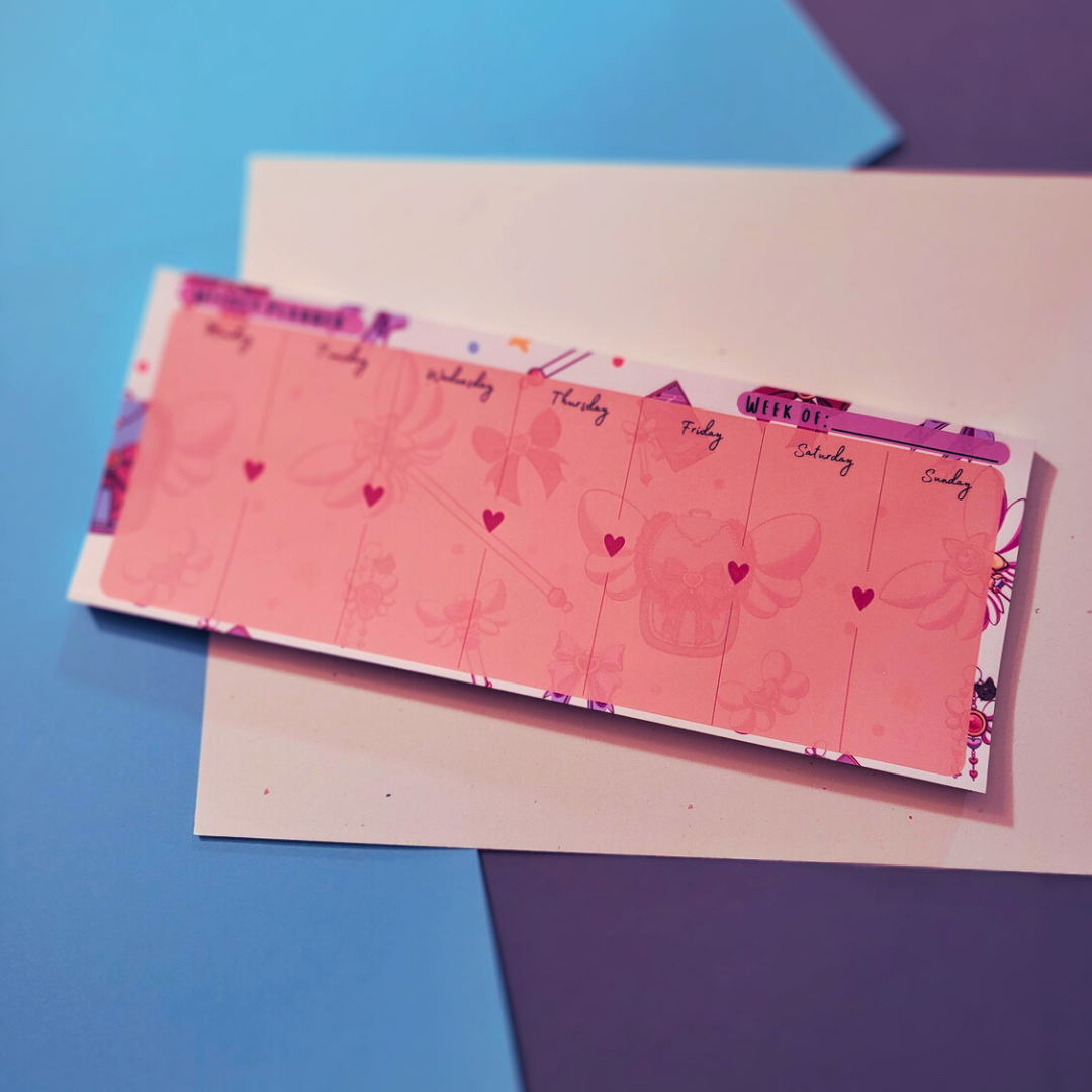 Magical Girl Accessories Weekly Planner Product Photo