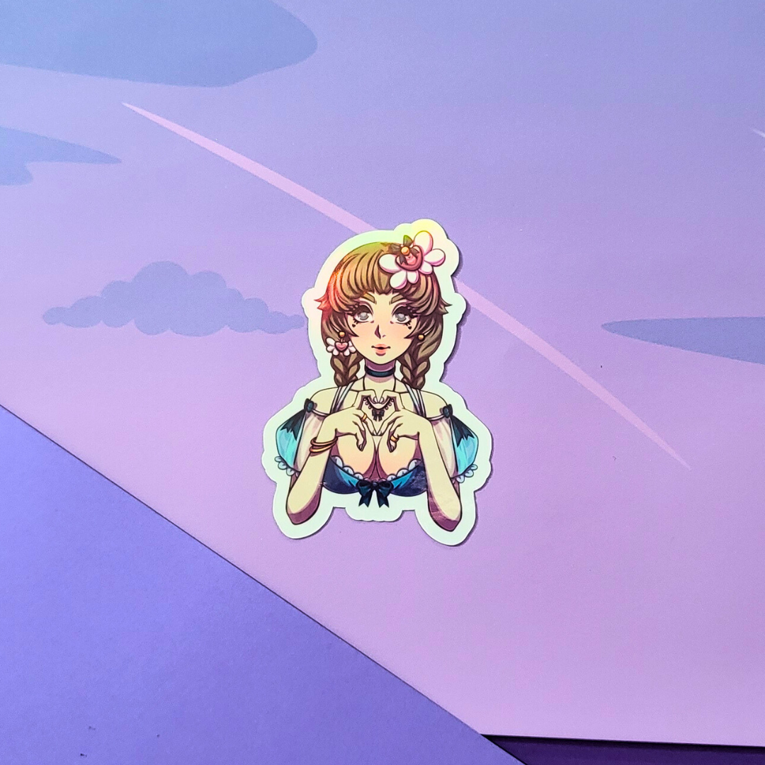 Magical Girl Love Holo Sticker Product Photo 2