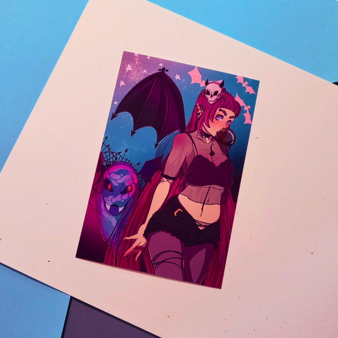 Vampy Halloween Print Product Photo