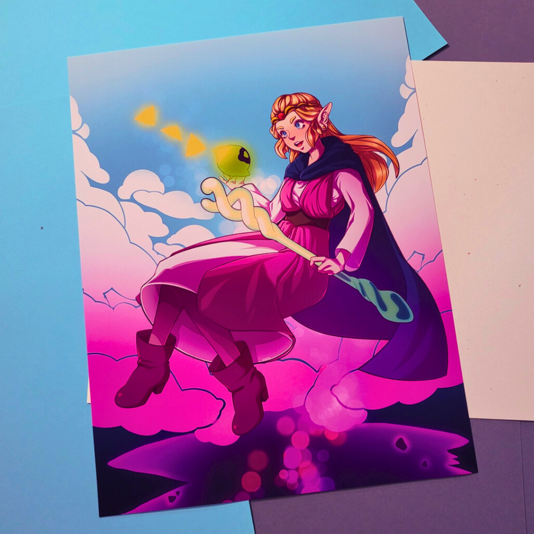 Zelda EoW Print Product Photo