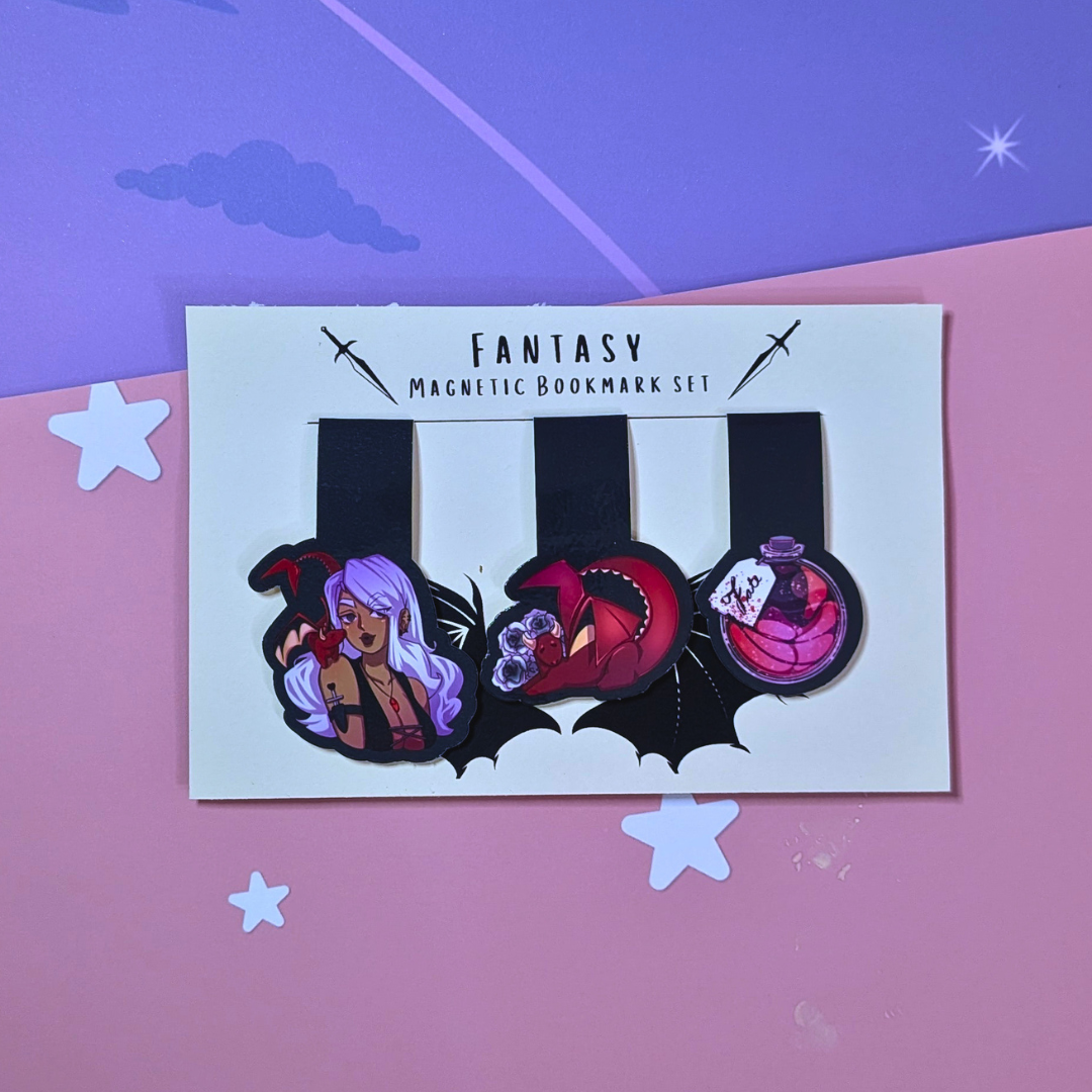 Fantasy Magnetic Bookmark Set