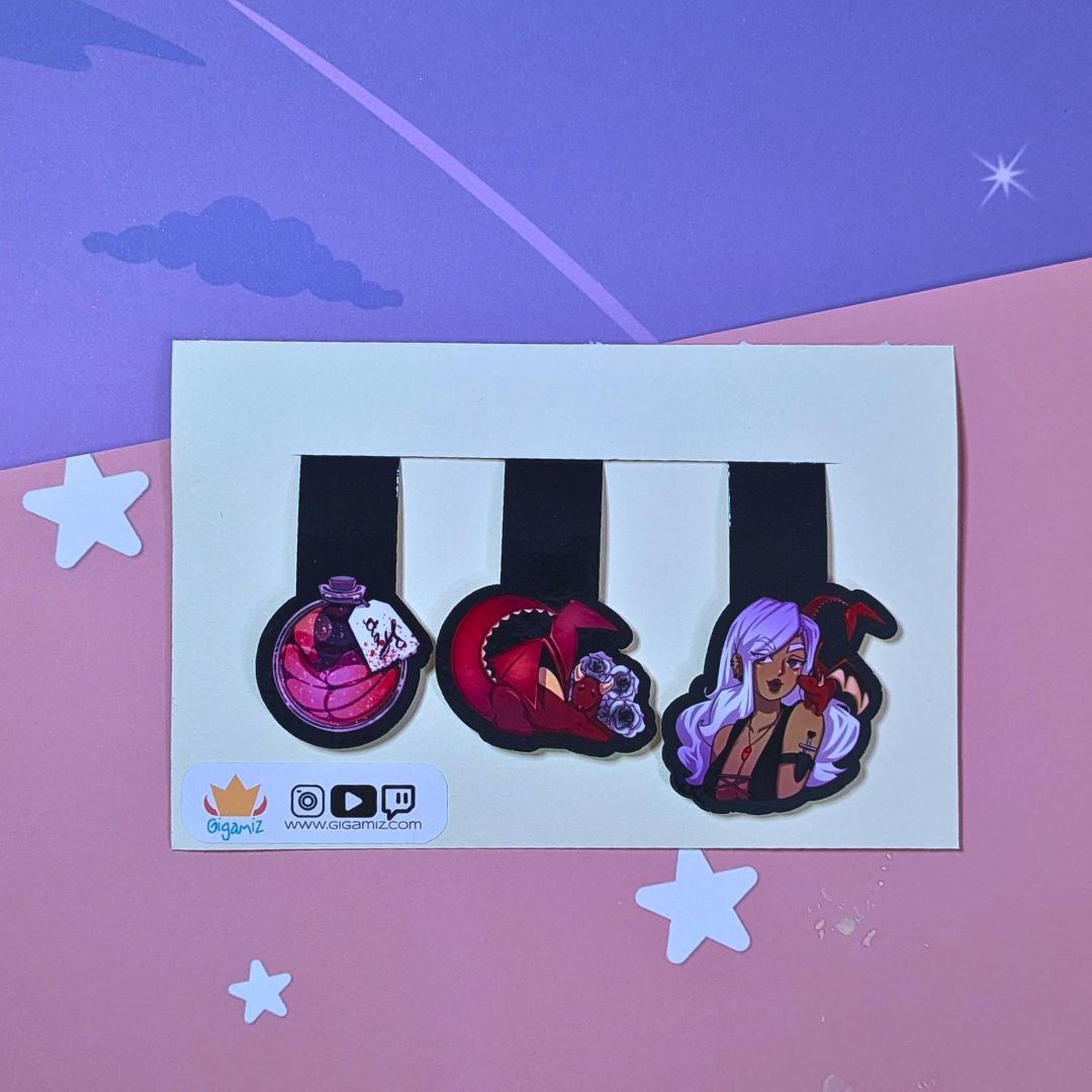 Fantasy Magnetic Bookmark Set