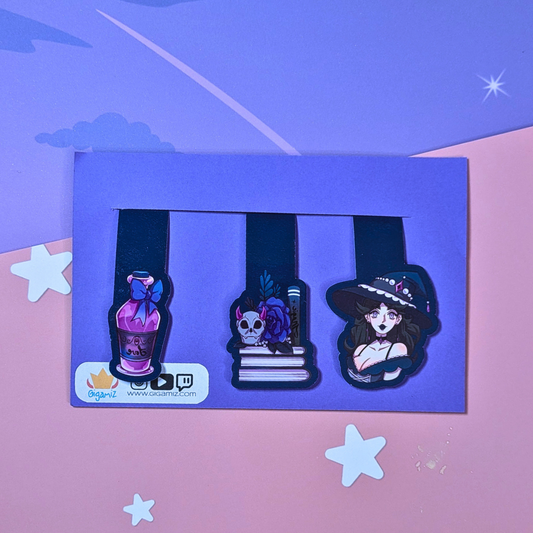 Magic Magnetic Bookmark Set