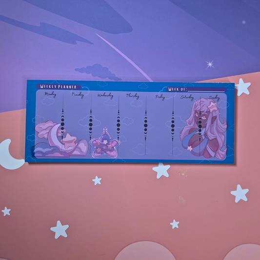 Celestial Weekly Planner Pad