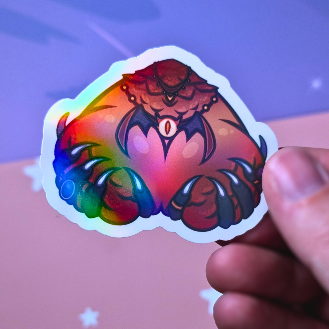 Dragon Horde | Fantasy Boobies Holo Sticker