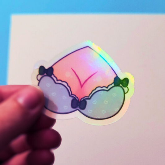 Basic Blue Boobies Halo Sticker Product Photo 1
