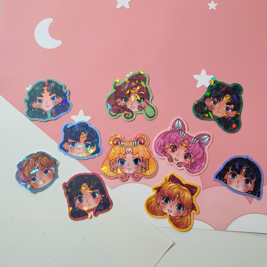 Eternal Sailor Scouts Gem Sticker Group Product Photo