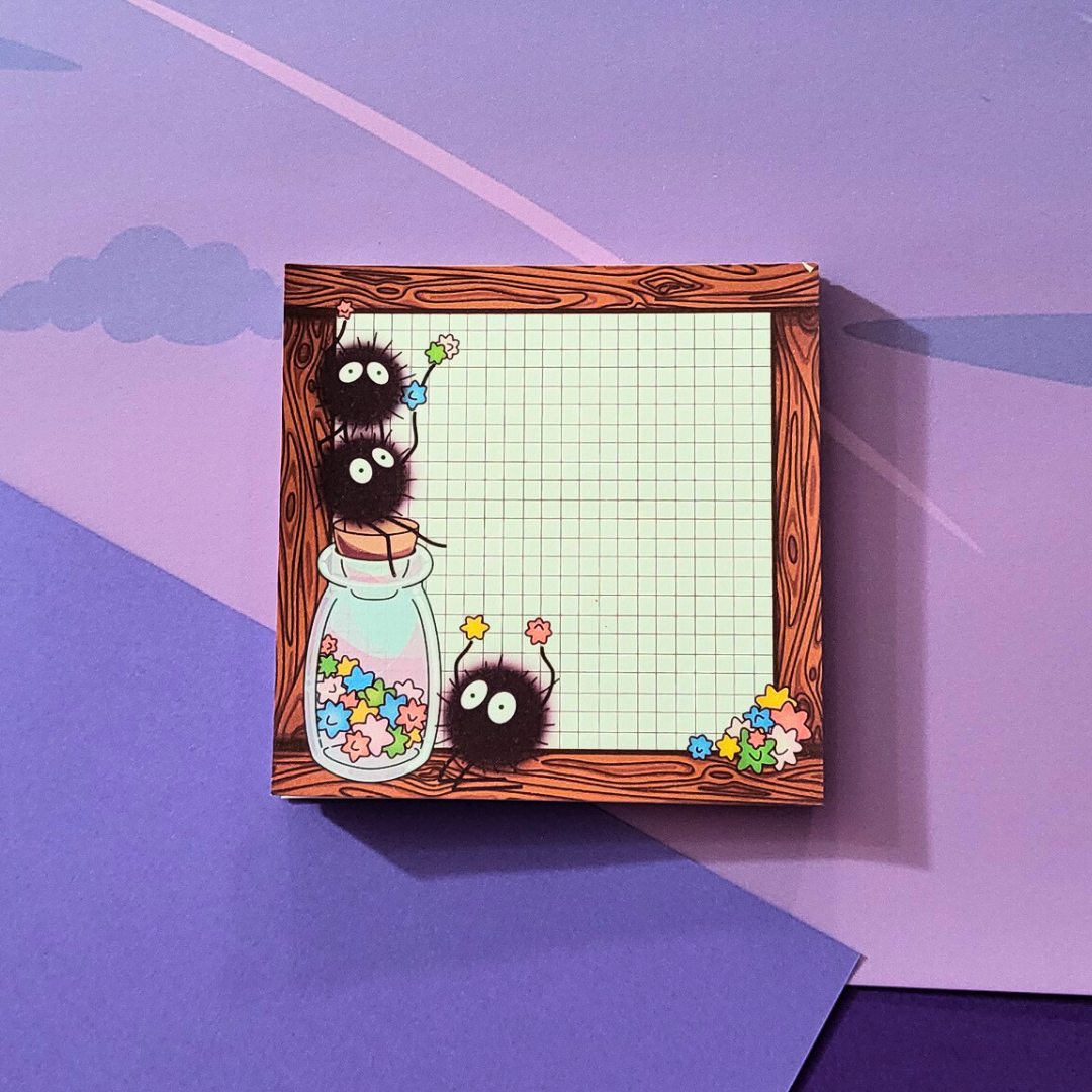 Soot Sprites Small Memo Pad Product Photo 1