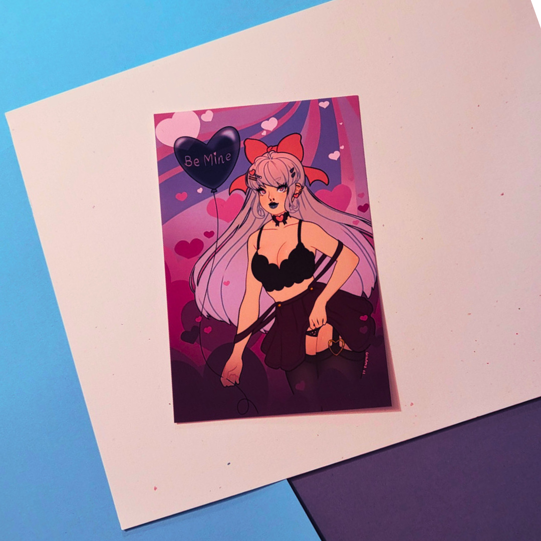 Valentin's Kitty Print Product Photo